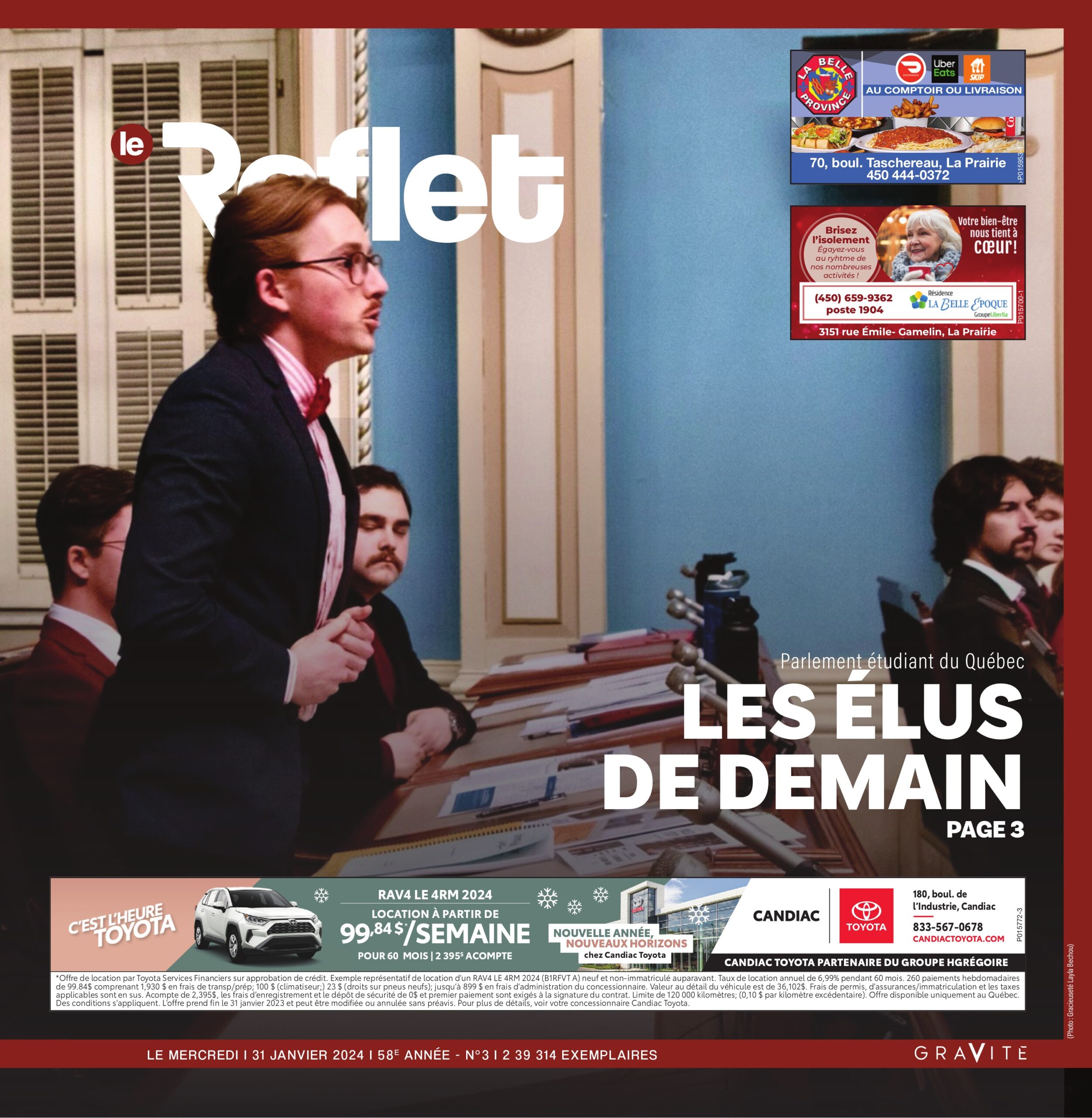 Le Reflet – 31 janvier 2024