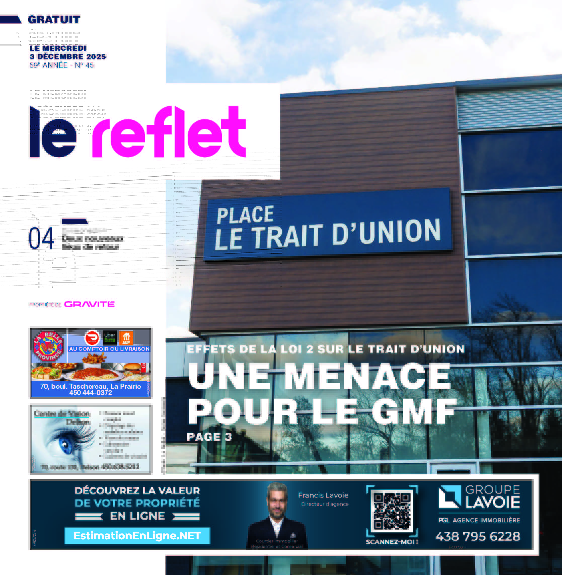 Le Reflet – 3 décembre 2025