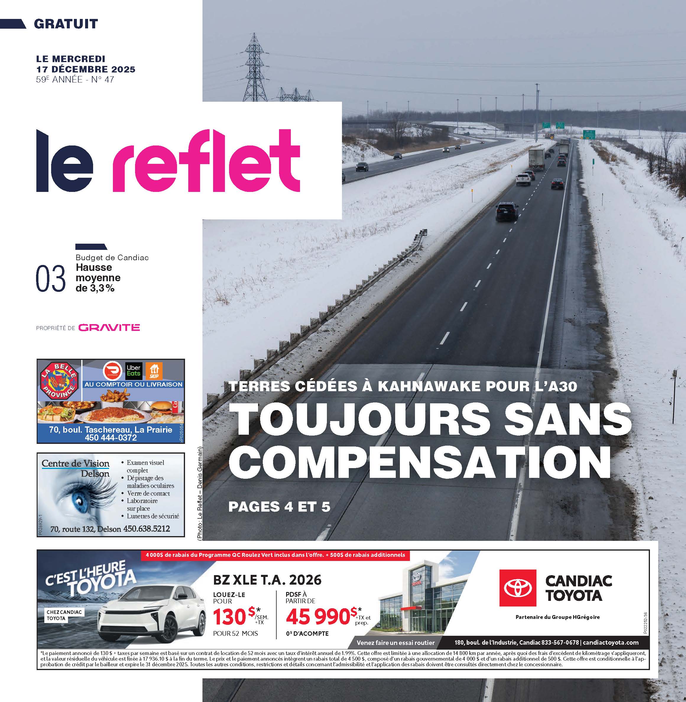 Le Reflet – 17 décembre 2025