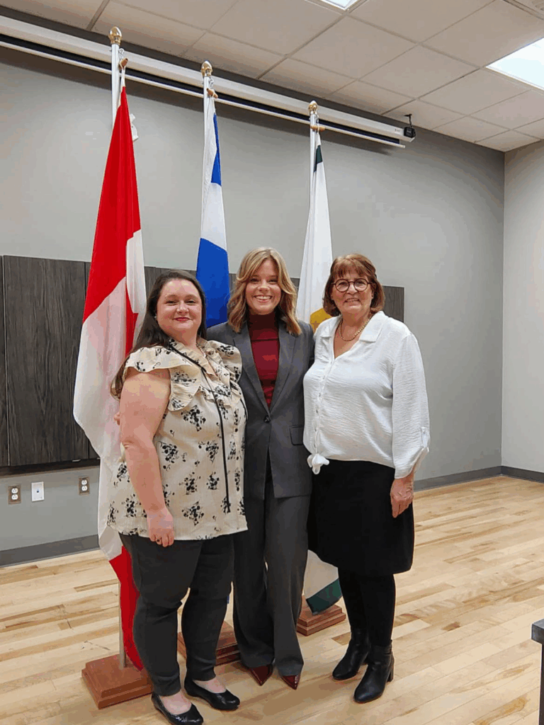 gabrielle garand, émilie st onge et sylvie messier