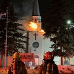 L’église de Saint-Mathieu rasée par les flammes