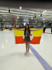 Émy Asselin sur le podium aux Jeux du Québec