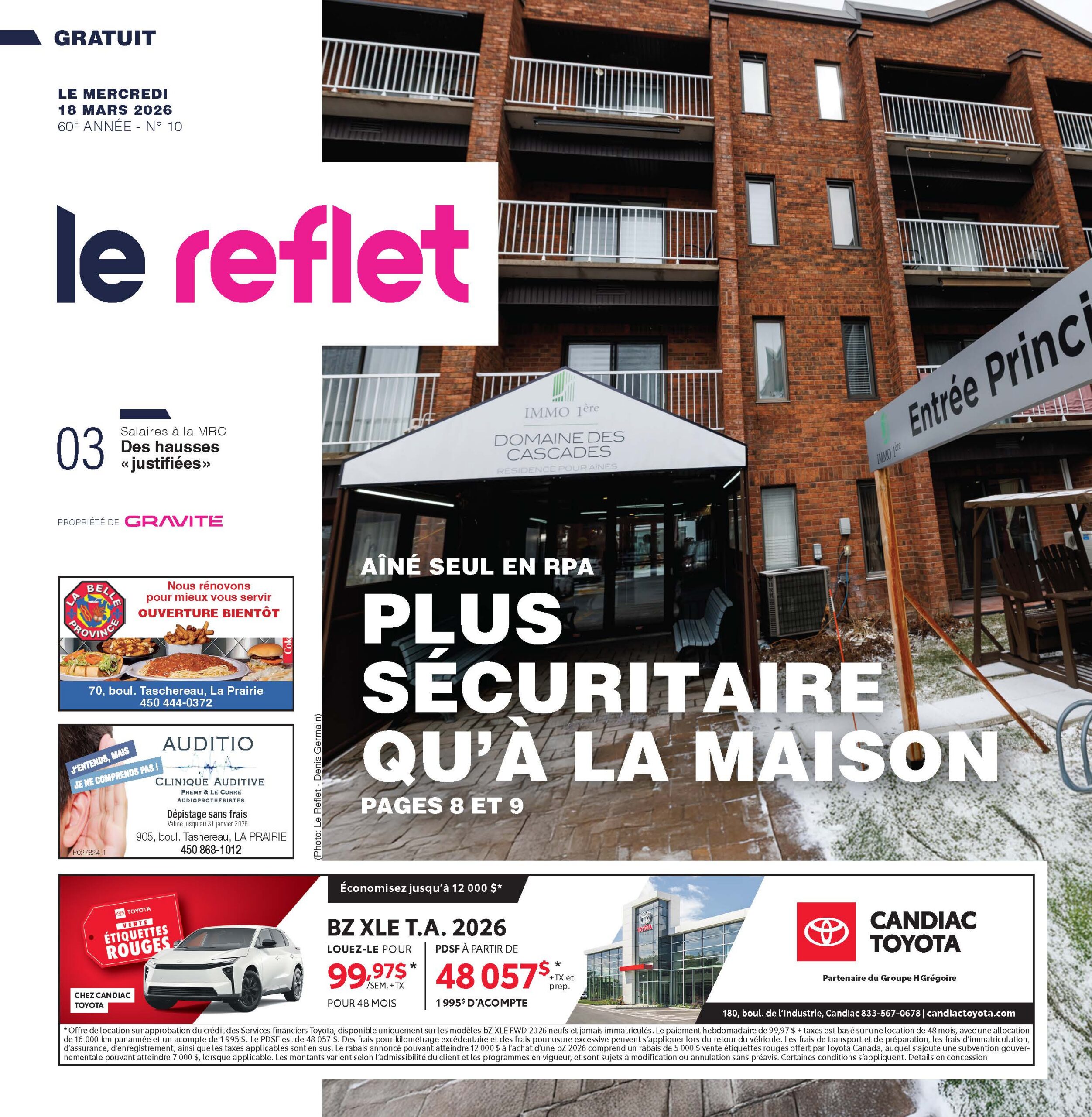 Le Reflet – 18 mars 2026
