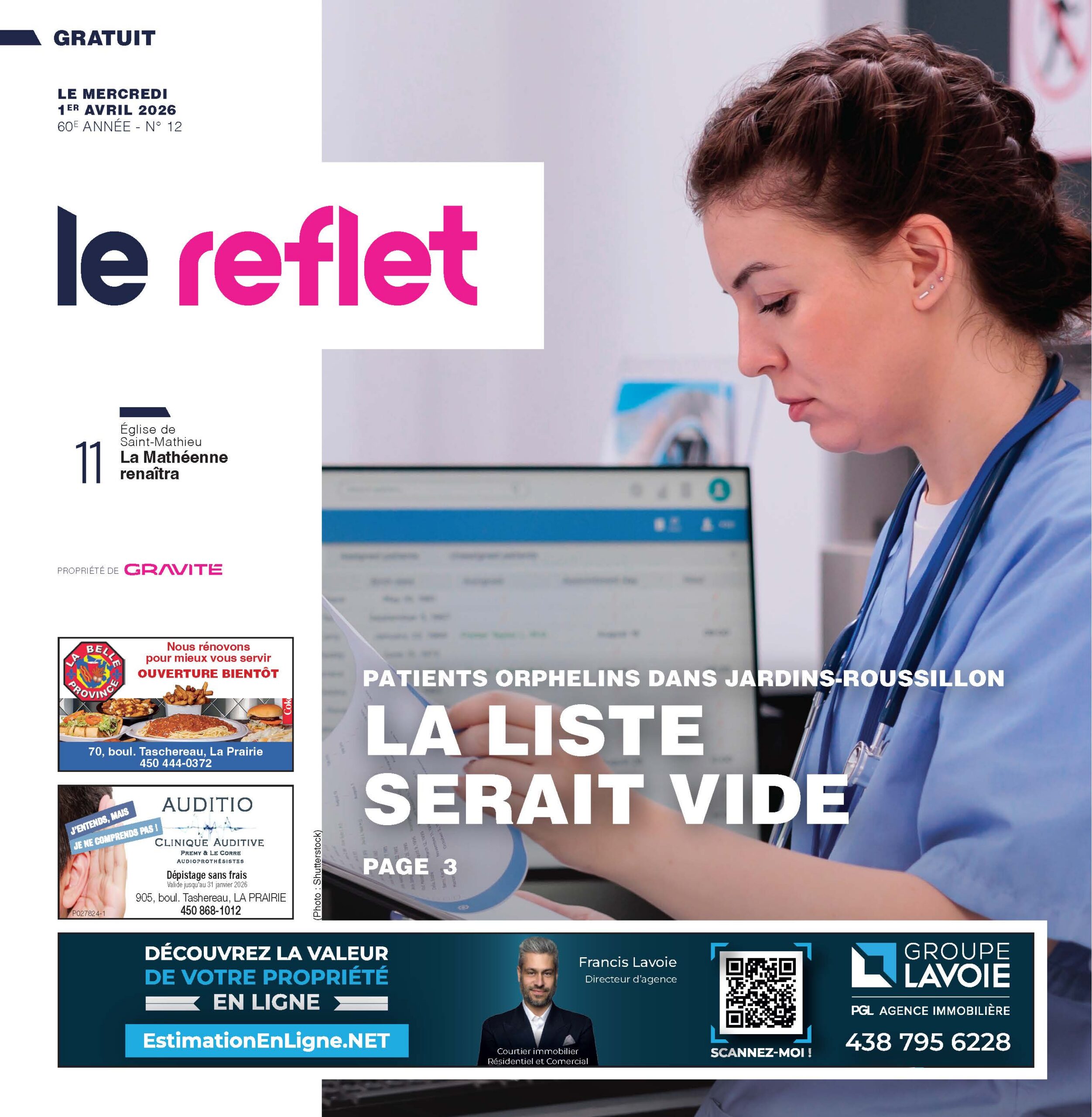 Le Reflet – 1er avril 2026