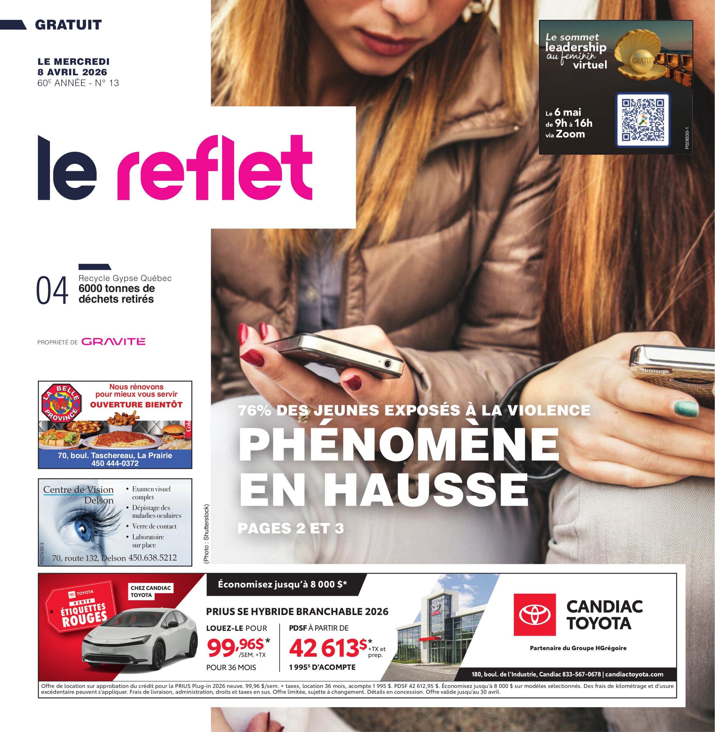 Le Reflet – 8 avril 2026