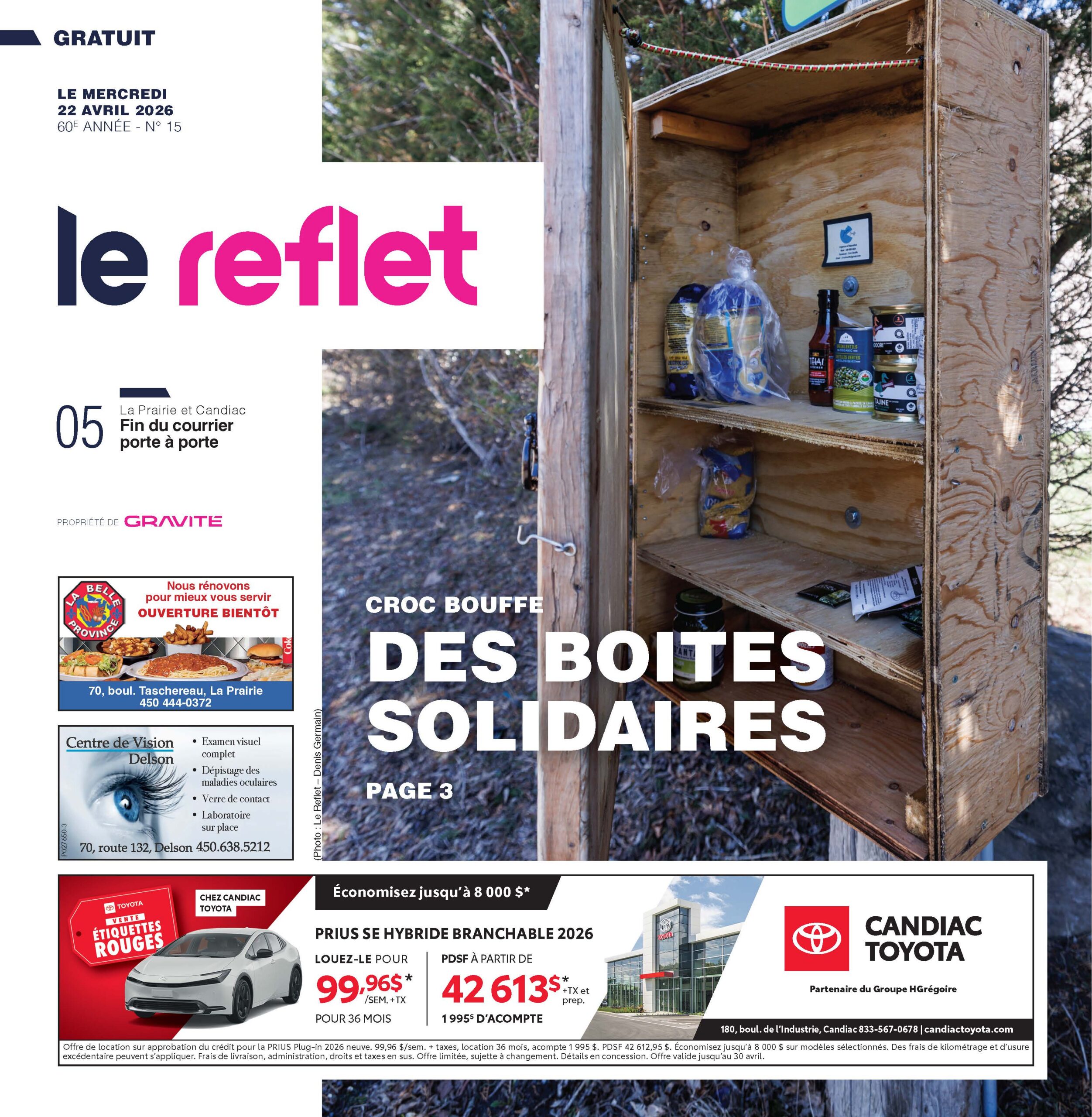 Le Reflet – 22 avril 2026