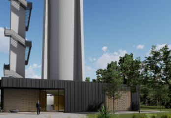 Château d’eau à Saint-Constant: La transformation en attrait touristique se poursuit
