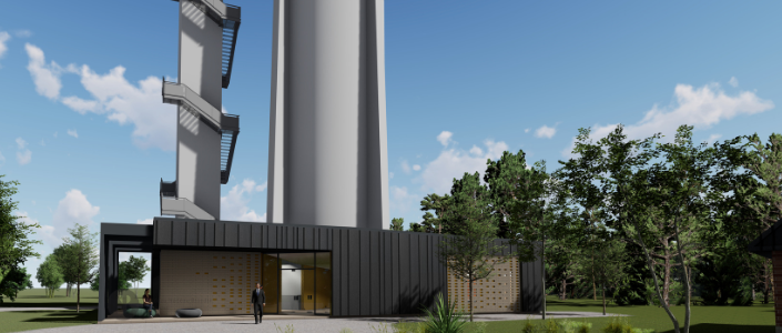 Château d’eau à Saint-Constant: La transformation en attrait touristique se poursuit