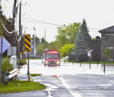 Inondations : la plupart des routes sont rouvertes