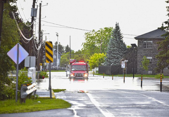 Inondations : la plupart des routes sont rouvertes