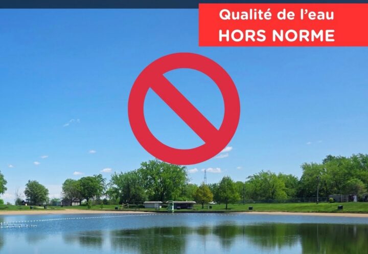 Récréoparc: fermeture temporaire de la plage