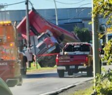 Le chemin Saint-François-Xavier à éviter en raison d&rsquo;un accident
