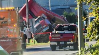 Le chemin Saint-François-Xavier à éviter en raison d&rsquo;un accident