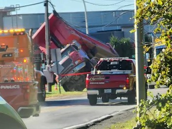 Le chemin Saint-François-Xavier à éviter en raison d&rsquo;un accident