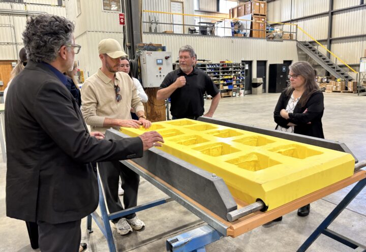 Tournée des PME de la CAQ : Olivier Primeau de passage à Candiac